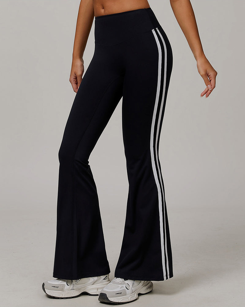 Wide Leg Micro Flare Workout Pants