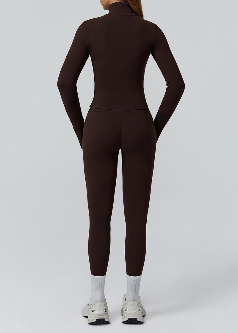 FULL-ZIP SLIM-FIT LONG-SLEEVED TRACK JACKET