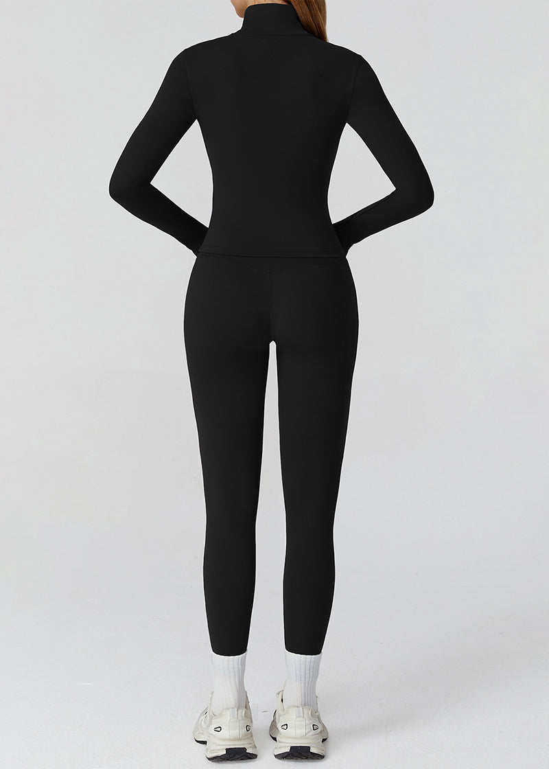 FULL-ZIP SLIM-FIT LONG-SLEEVED TRACK JACKET