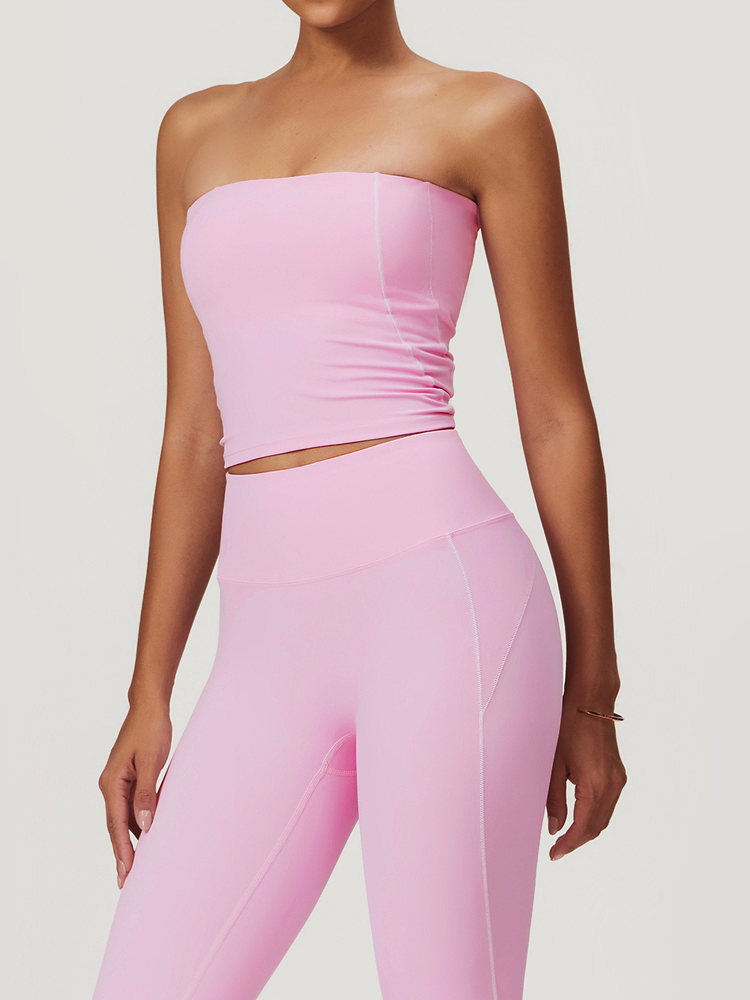 Strapless Backless Yoga Non-Slip Bustier