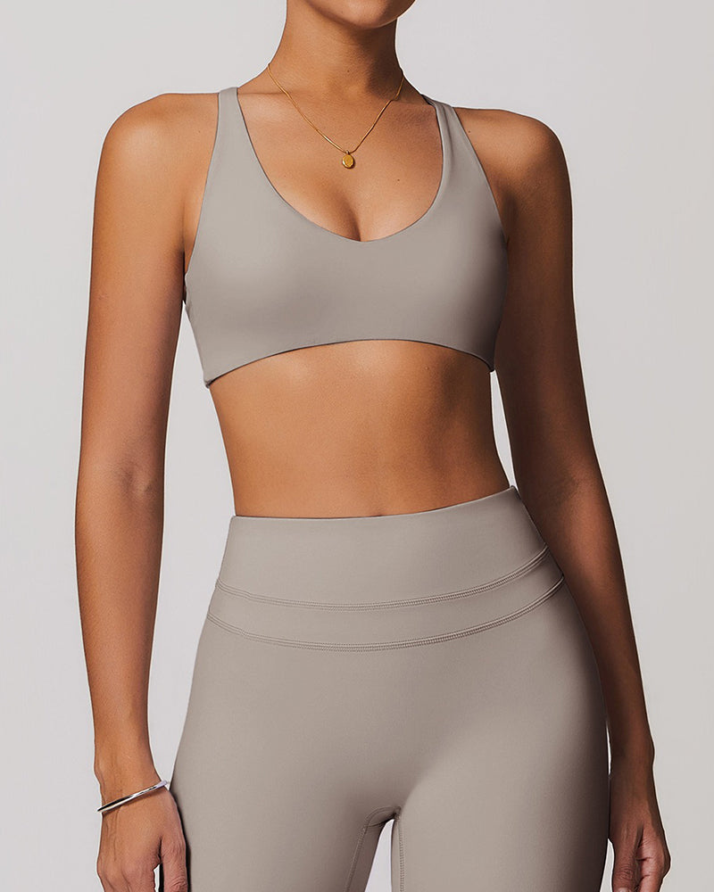 Cross Strap Skinny Sports Yoga Bra