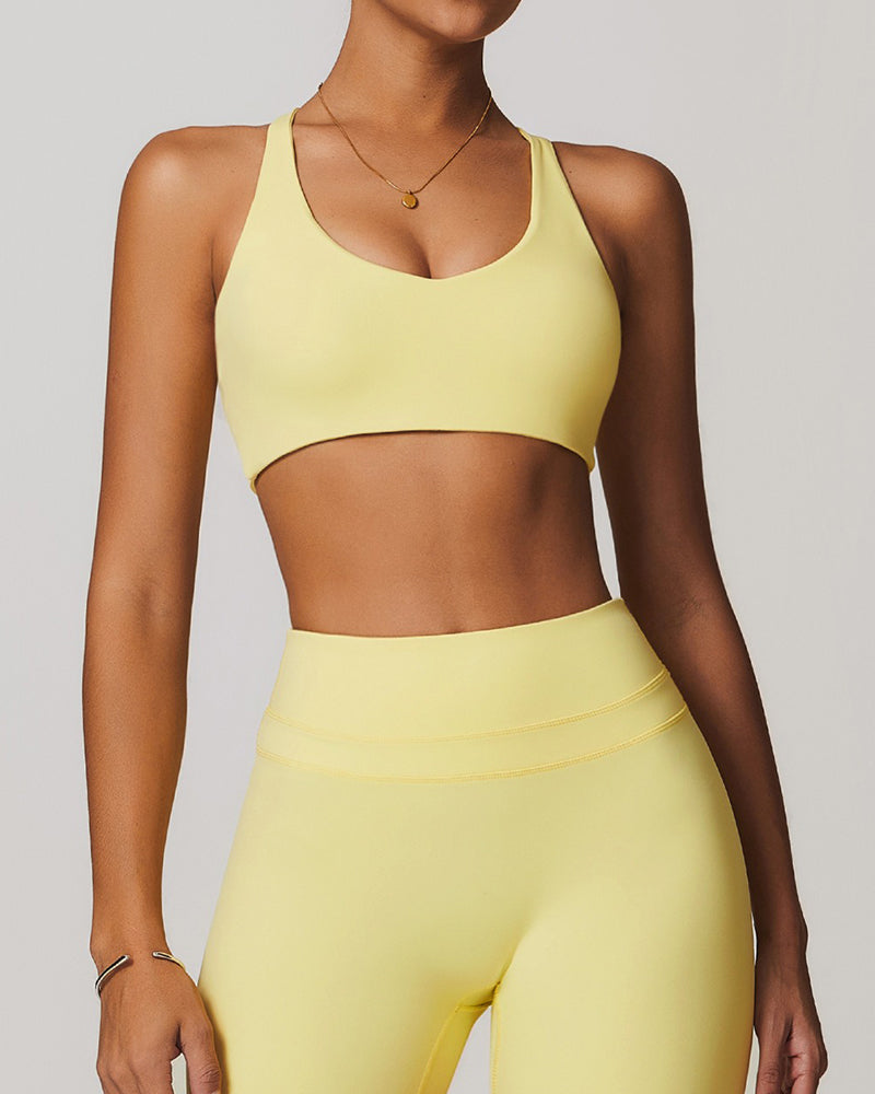Cross Strap Skinny Sports Yoga Bra