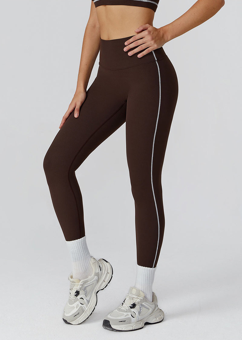 HIGH-WAISTED HIP-LINE SKINNY TROUSERS