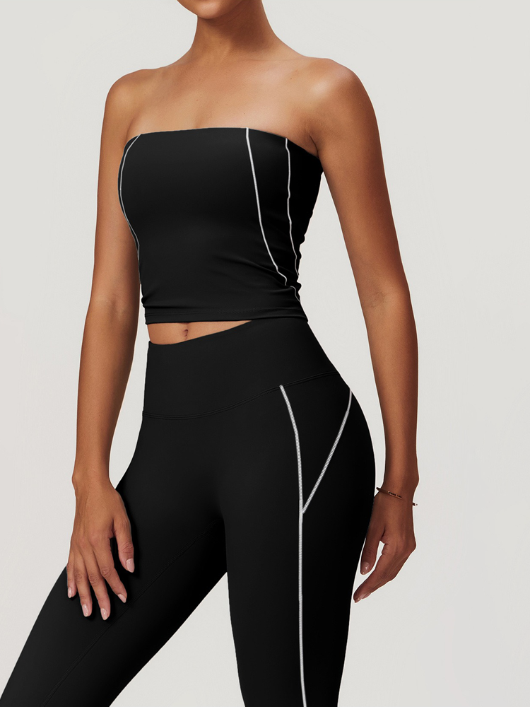 Strapless Backless Yoga Non-Slip Bustier