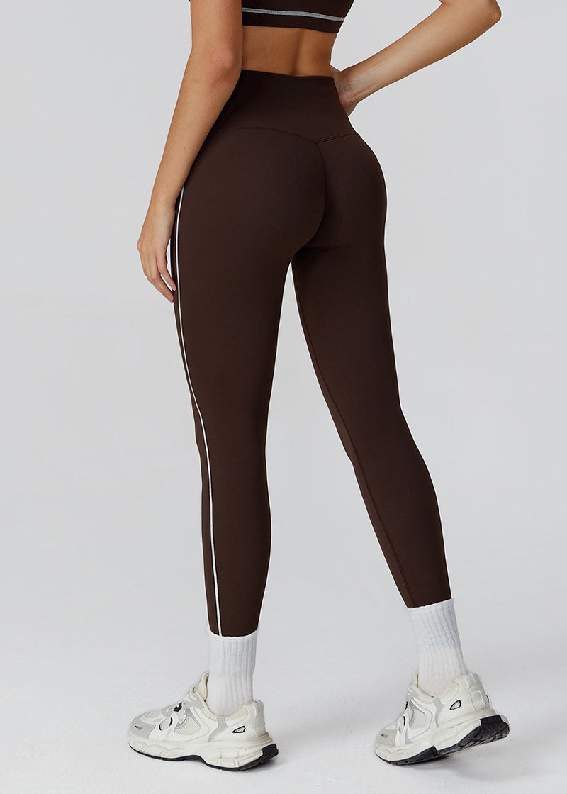 HIGH-WAISTED HIP-LINE SKINNY TROUSERS