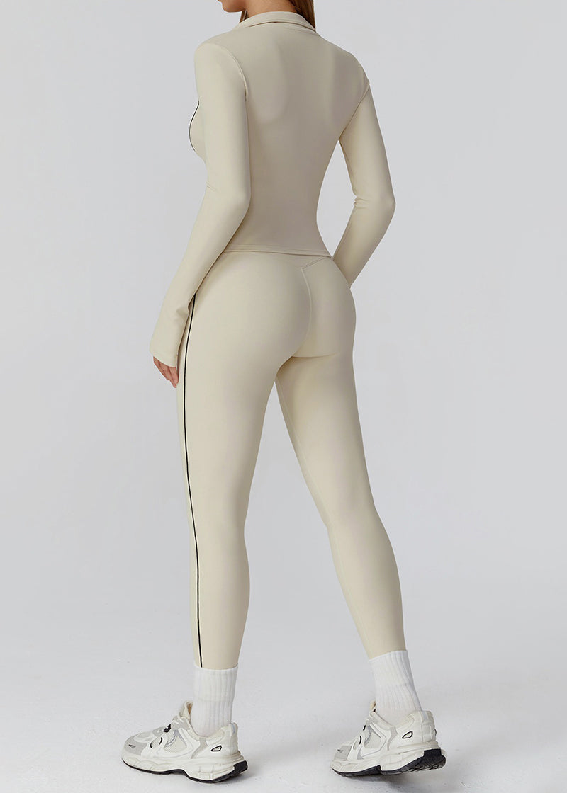FULL-ZIP SLIM-FIT LONG-SLEEVED TRACK JACKET