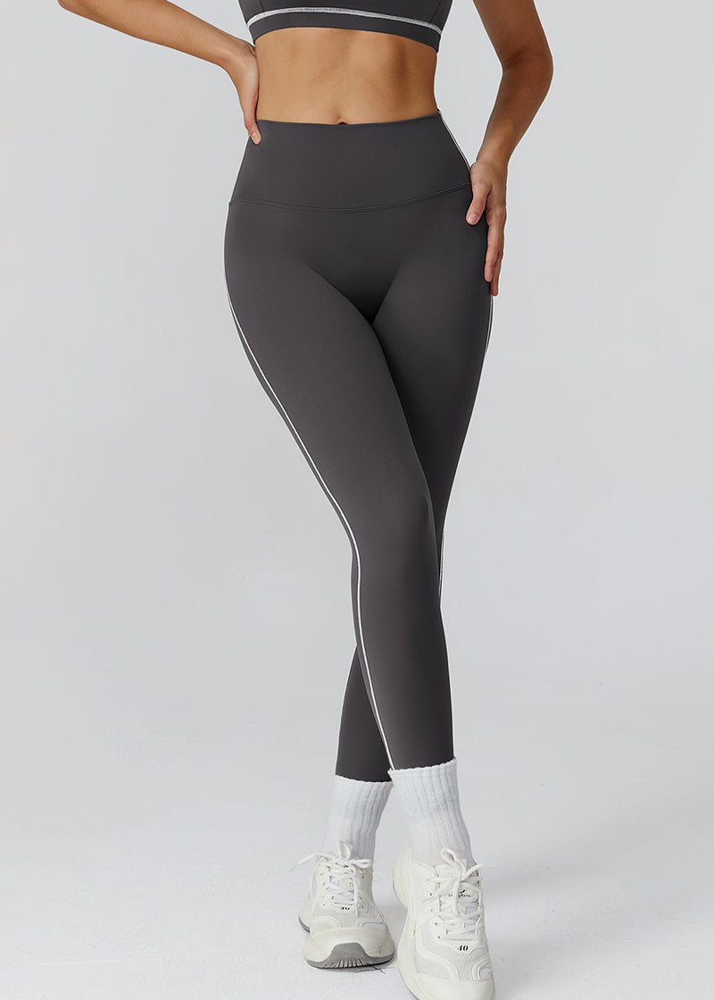 HIGH-WAISTED HIP-LINE SKINNY TROUSERS