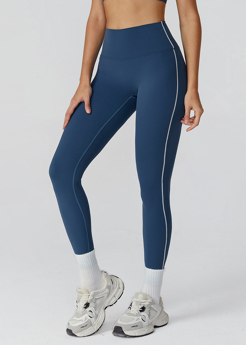 HIGH-WAISTED HIP-LINE SKINNY TROUSERS