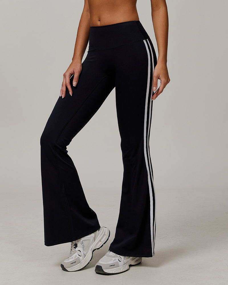Wide Leg Micro Flare Workout Pants