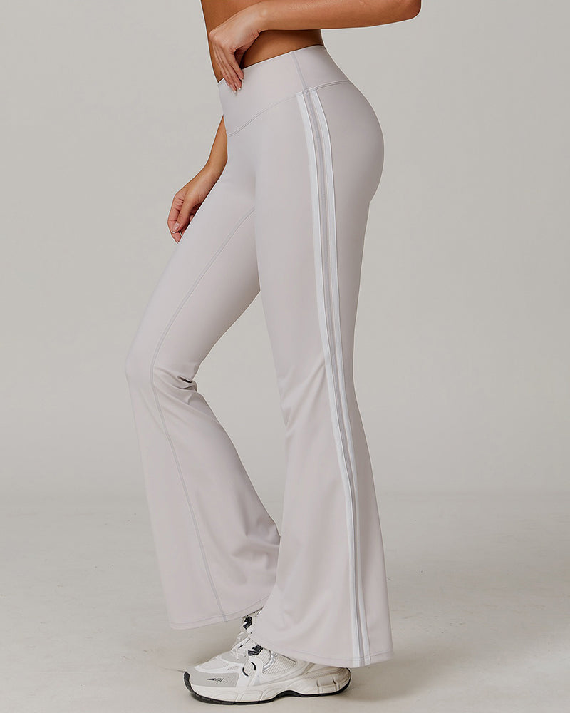Wide Leg Micro Flare Workout Pants