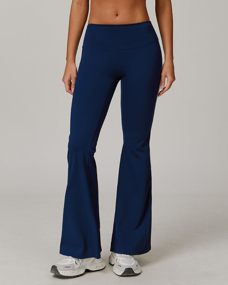 Wide Leg Micro Flare Workout Pants