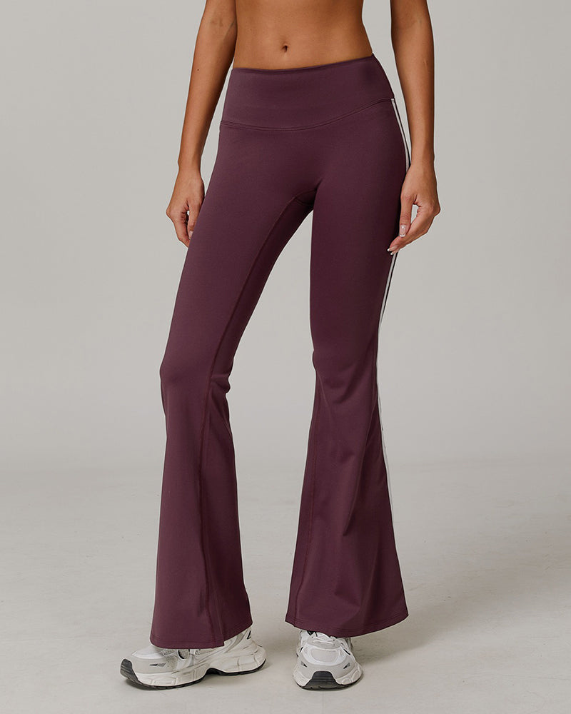 Wide Leg Micro Flare Workout Pants
