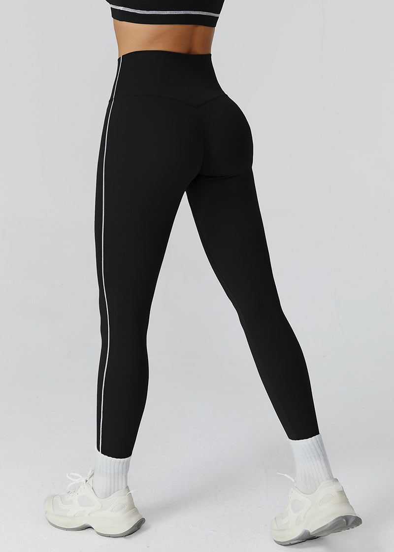HIGH-WAISTED HIP-LINE SKINNY TROUSERS