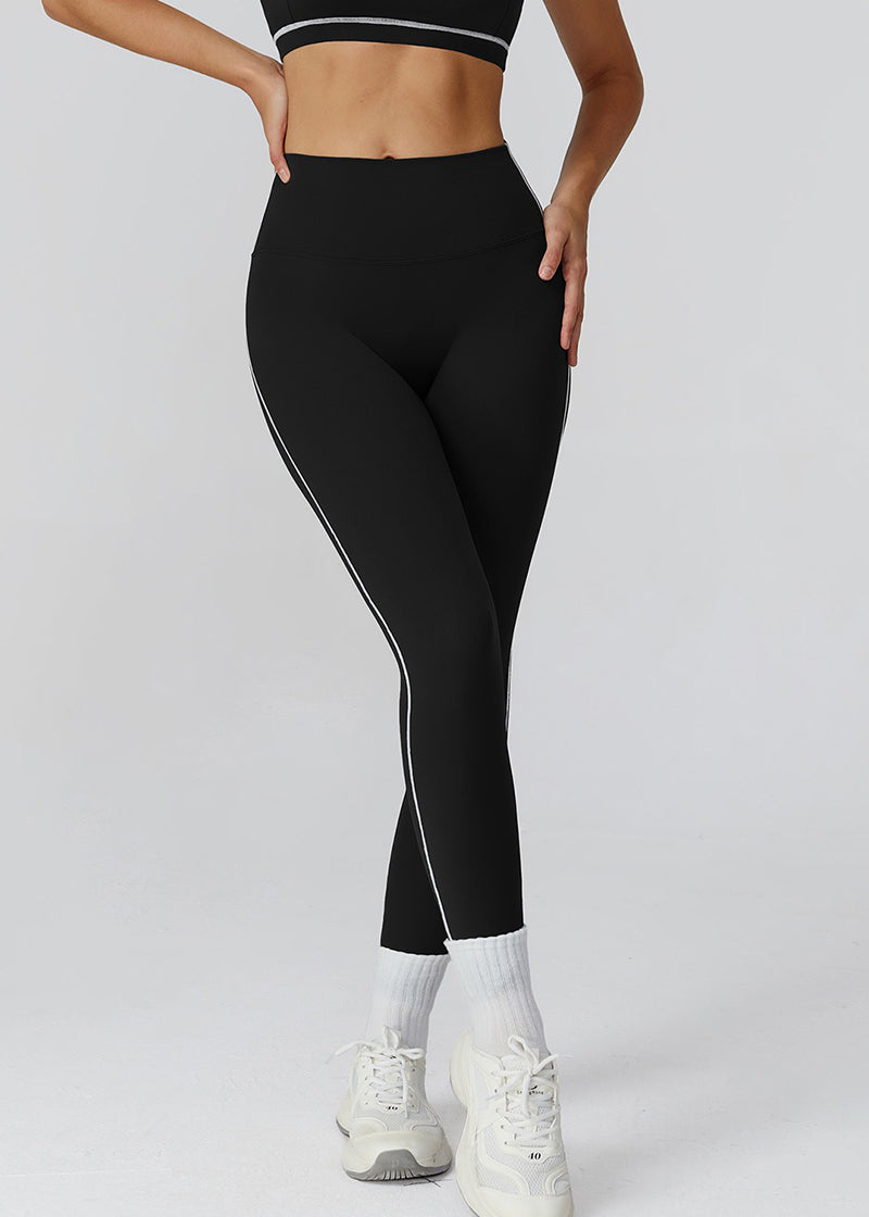 HIGH-WAISTED HIP-LINE SKINNY TROUSERS