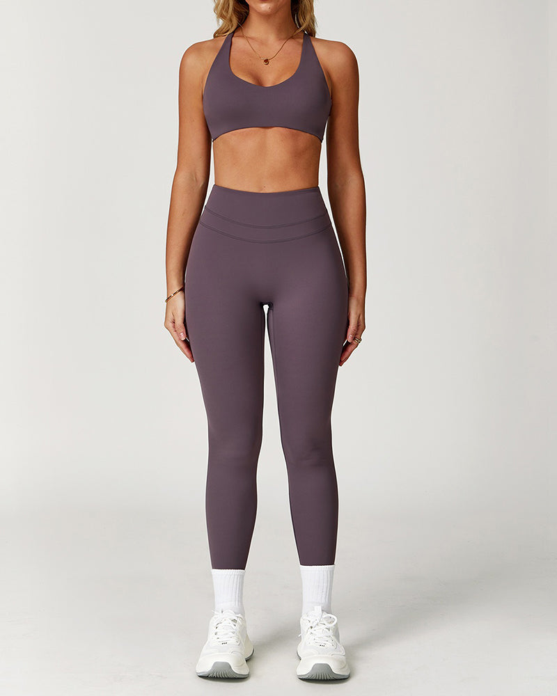 Cross Strap Skinny Sports Yoga Bra