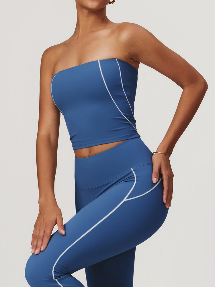 Strapless Backless Yoga Non-Slip Bustier