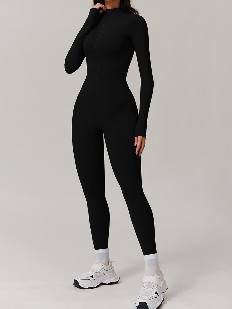 Nude Slimming Waist Padded Skinny Outdoor Bodysuit