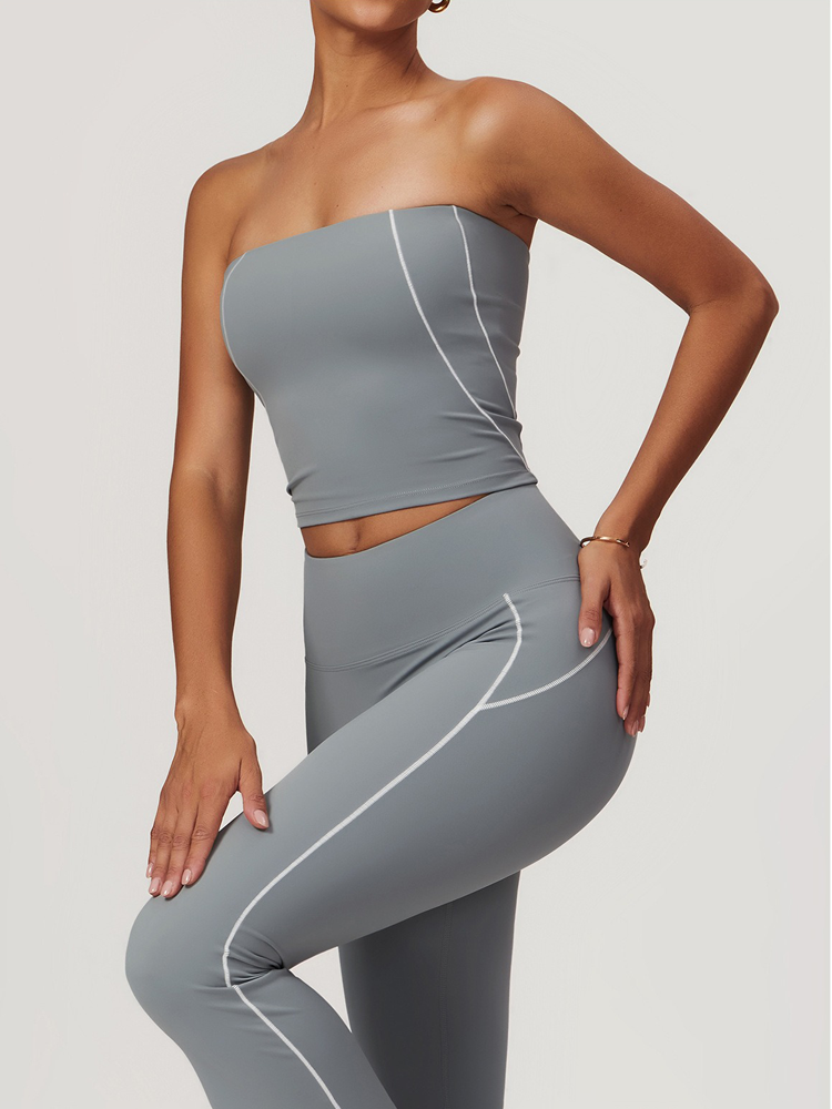 Strapless Backless Yoga Non-Slip Bustier